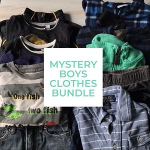 Mystery Bundle of Boys Kids Clothes Mostly Mixed